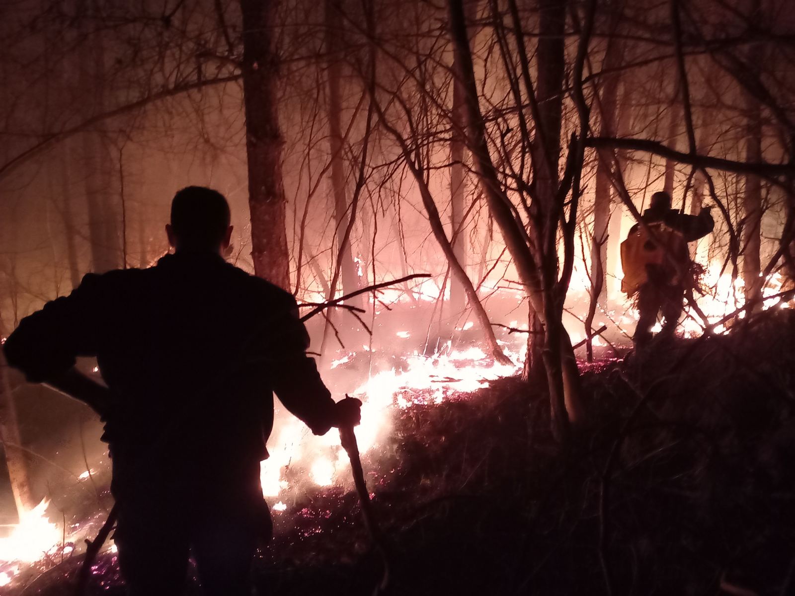 Lovci Trešnjevaka ugasili šumski požar
